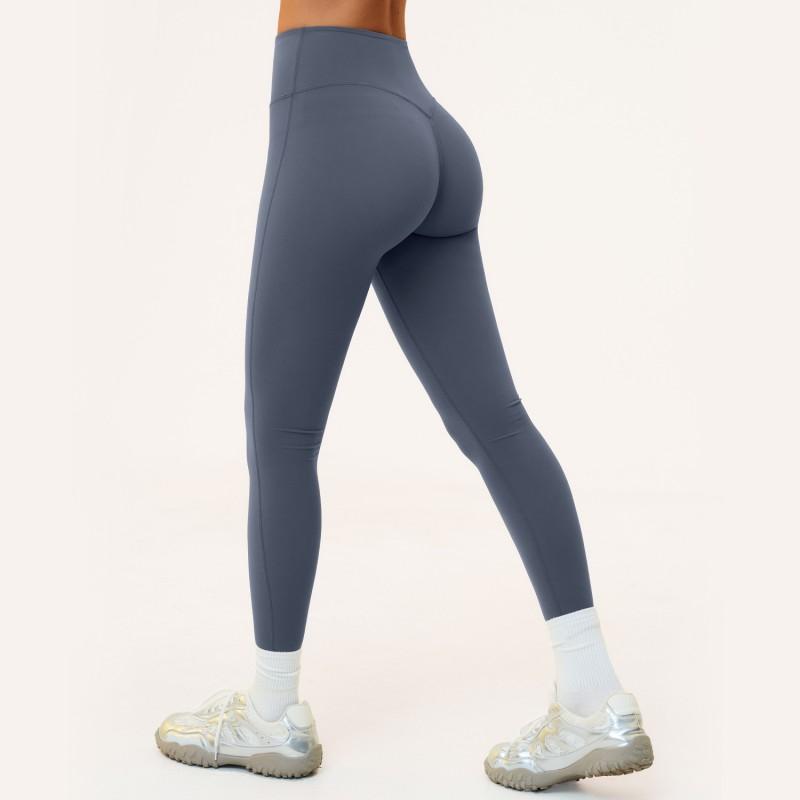 High-Waisted Yoga Leggings Women Quick-Dry Breathable Stretchy Workout Pants In Nylon Spandex