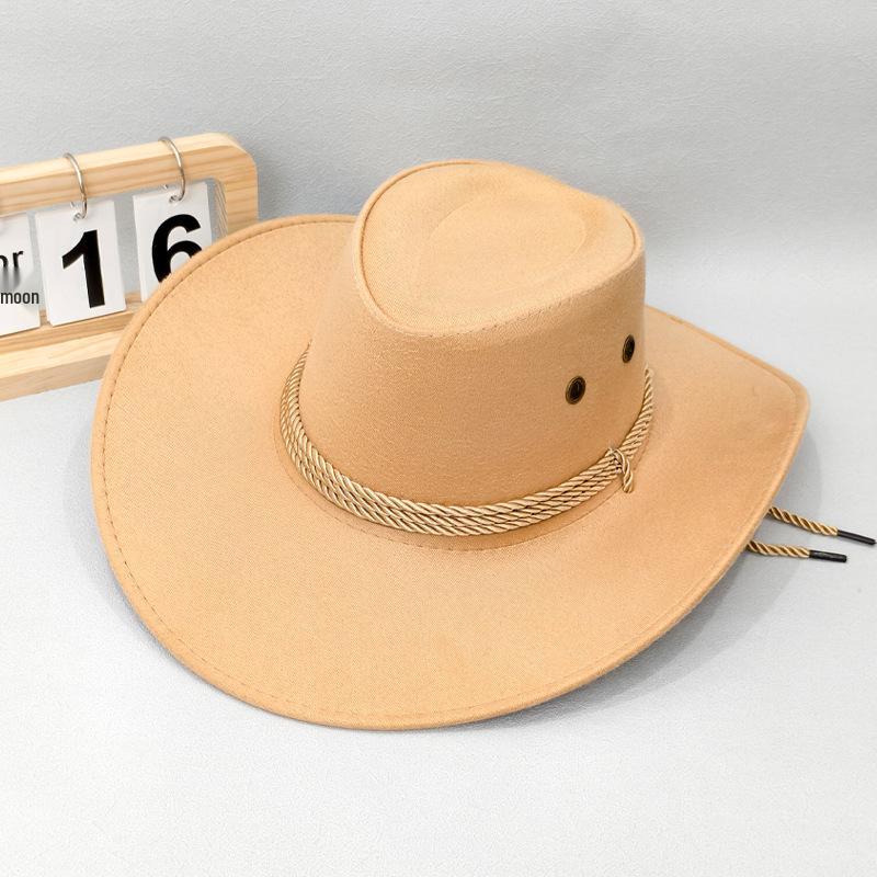 Outdoor Stroh Cowboy Sonnenhut - Sonnenschutz für Reisen & Grasland-Abenteuer