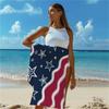 America flag pattern Beach Towel for Family stuffs friends Gifts Quick-Dry Sand free For Bath Yoga Beach Camping Swimming GYM