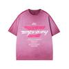 Oversize American High Street Crew Neck T-shirt Short Sleeve Washed and Old 2025 Summer Men's and Women's Ins Half Sleeve Street Style