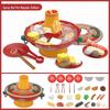 Children's Electric Kitchen Playset: Steam-Spraying Hot Pot Toy for Boys and Girls (Ages 3-6)