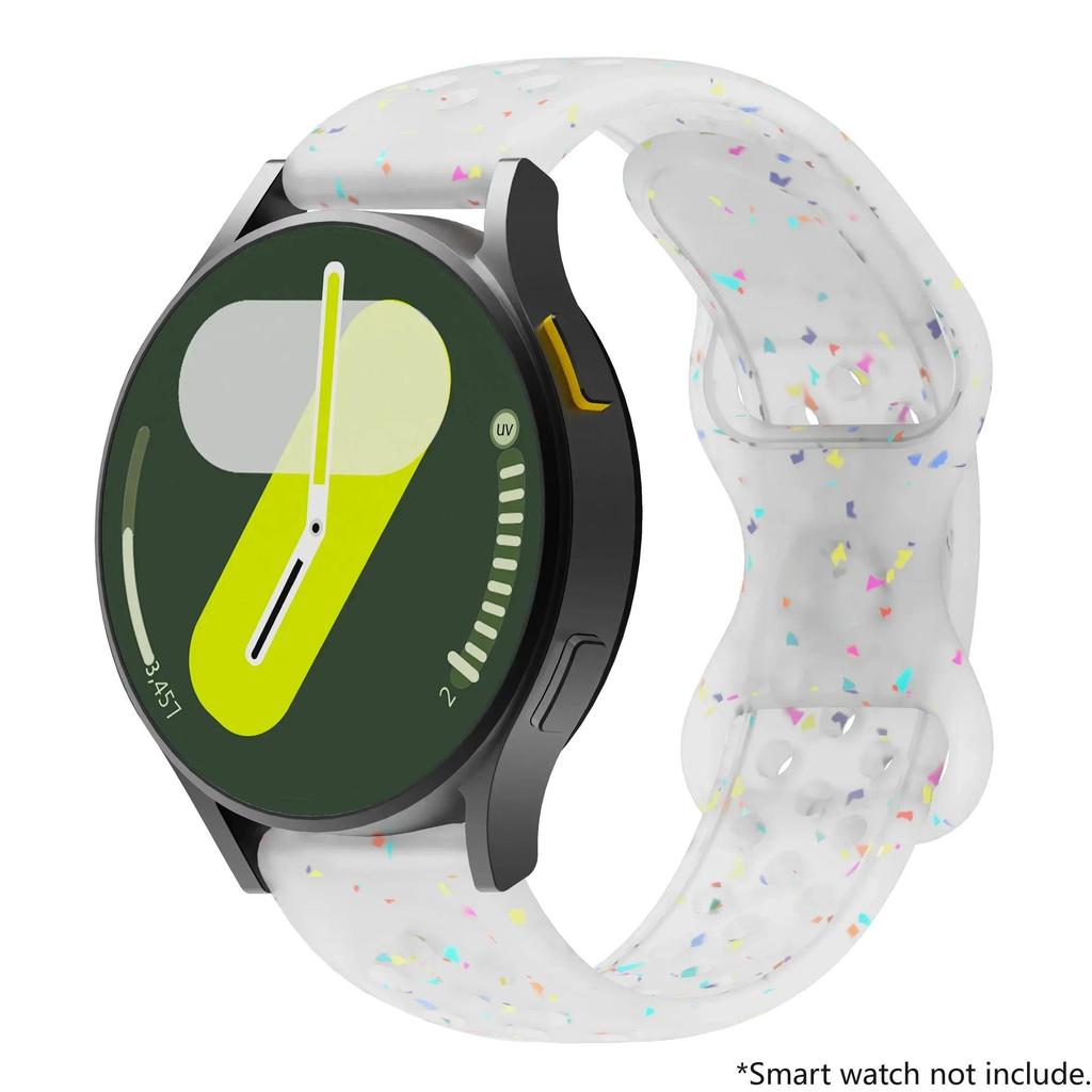 18mm 20mm 22mm Silikonrem för Samsung Galaxy Watch 7 6 5 4 5Pro 6Classic Armband för Huawei Watch GT5 4Pro 3 46mm 18mm Band
