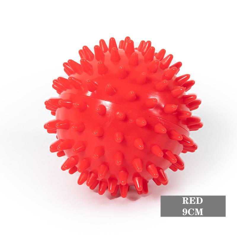 Durable PVC Spiky Massage Ball Trigger Point Sport Fitness Hand Foot Pain Relief Plantar Fasciitis Reliever Hedgehog 9cm Balls