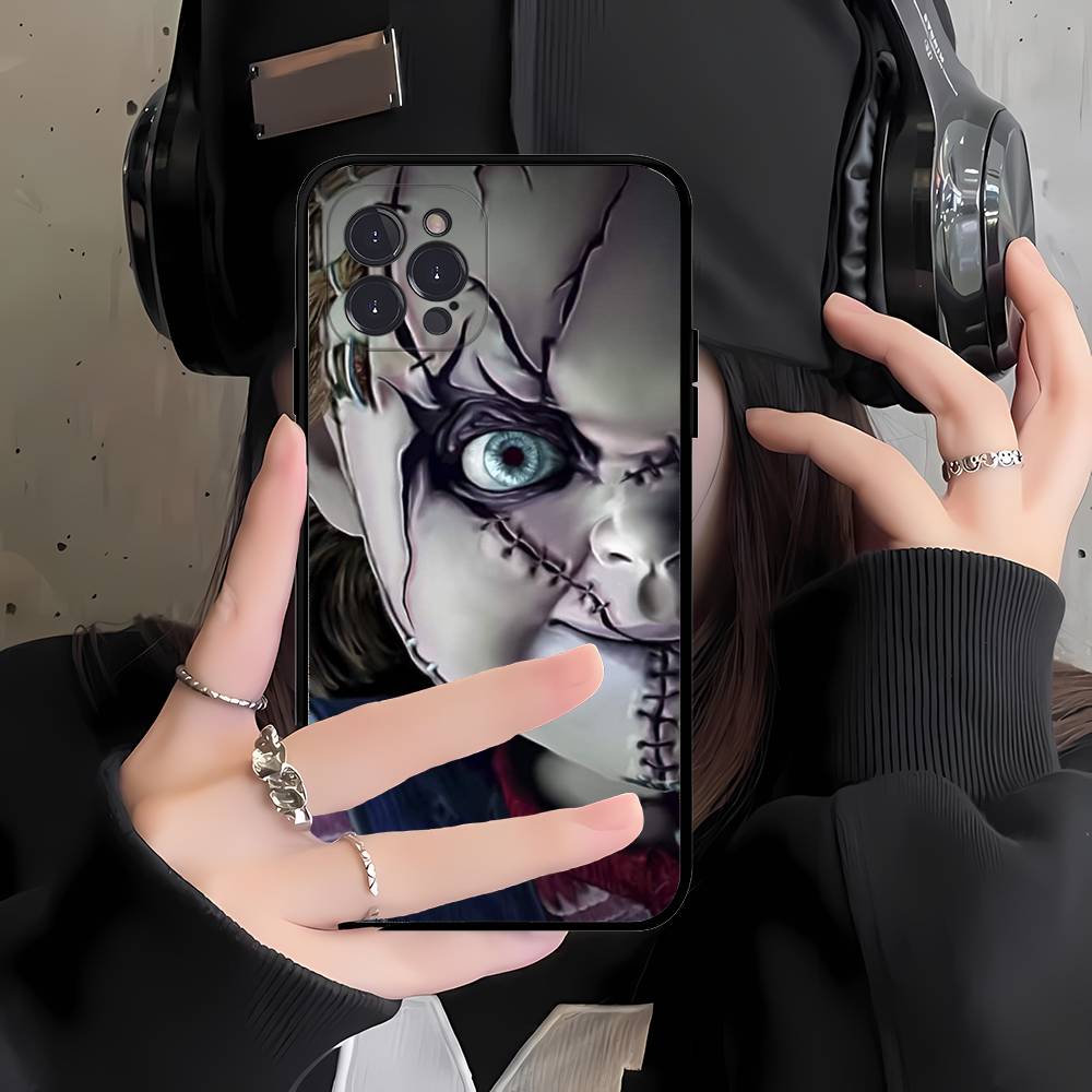 Chucky Doll Horror Movie Phone Case For iPhone 17 16 15 14 13 12 Mini 11 Pro Max Soft Silicone Cover