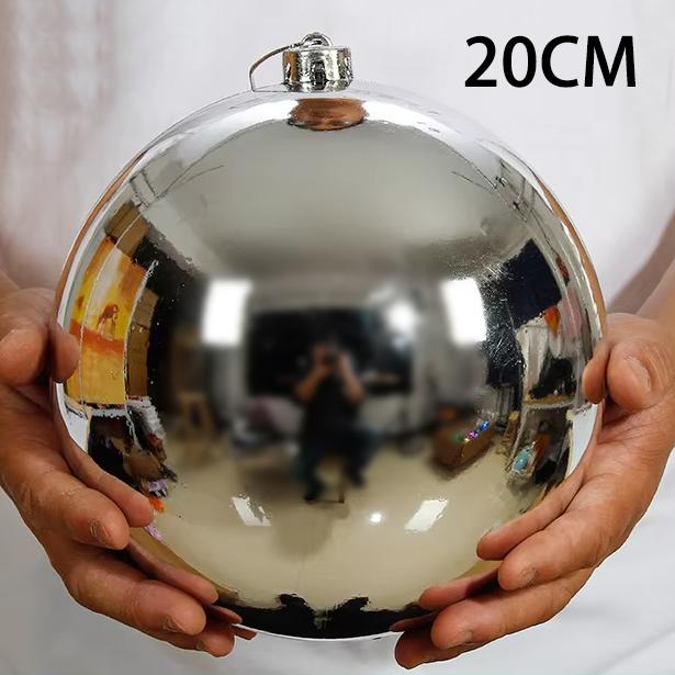 Nuova Grande Palla di Natale in Plastica Decorazione Infrangibile Ornamenti Colorati Modello MYD2026144 per Albero di Natale Centro Commerciale Hotel Vacanze