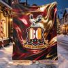 Bradford City AFC Musterdecke für Heimdekoration, Bett, Sofa, Autoreise, Camping, Geeignet für alle Jahreszeiten, Geburtstags-Weihnachtsgeschenk