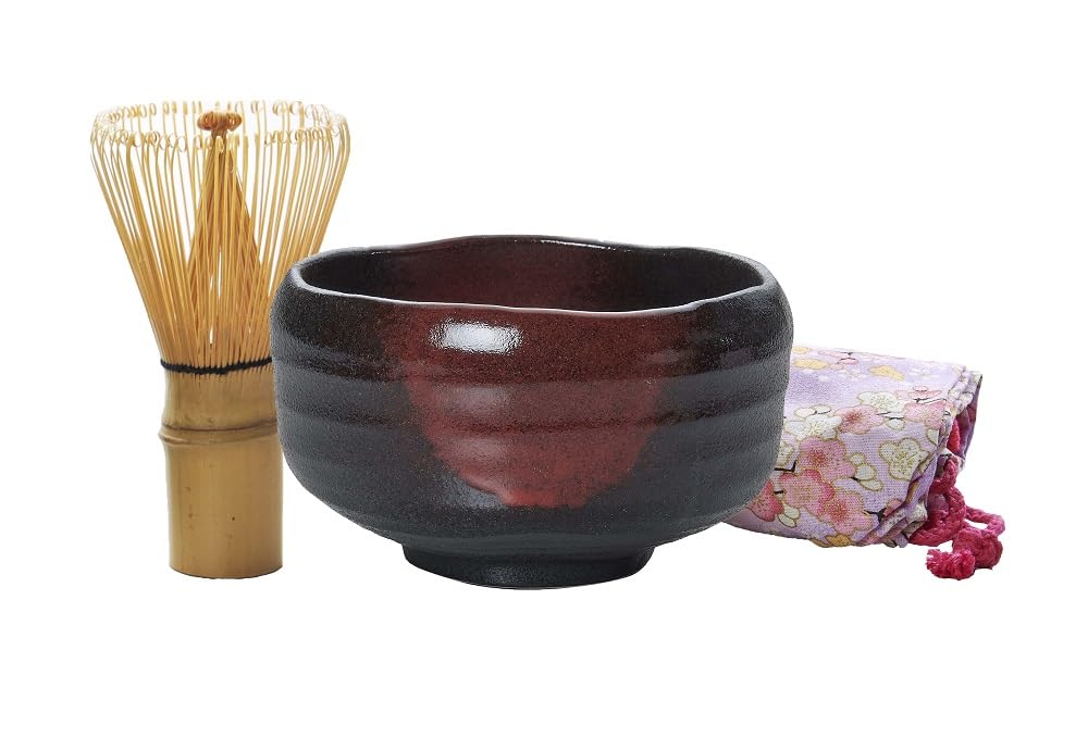 Matcha Bowl 3-Piece Set Tenmoku L002