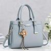Stylish Simple Spacious Office Tote Bag For Ladies, Multi Layer Top Handle Shoulder Crossbody Handbag Suitable For Commute Shopping Weekend Trip