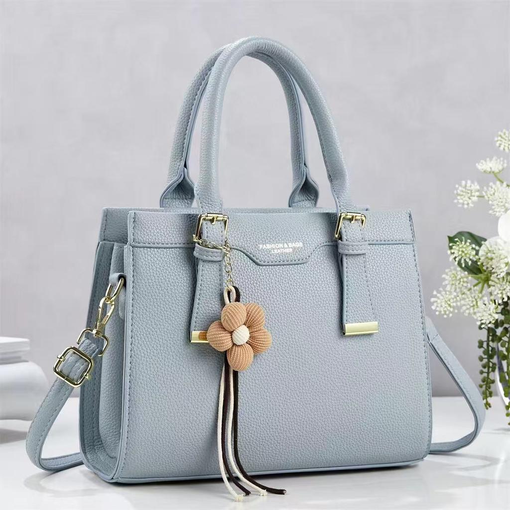 Stylish Simple Spacious Office Tote Bag For Ladies, Multi Layer Top Handle Shoulder Crossbody Handbag Suitable For Commute Shopping Weekend Trip
