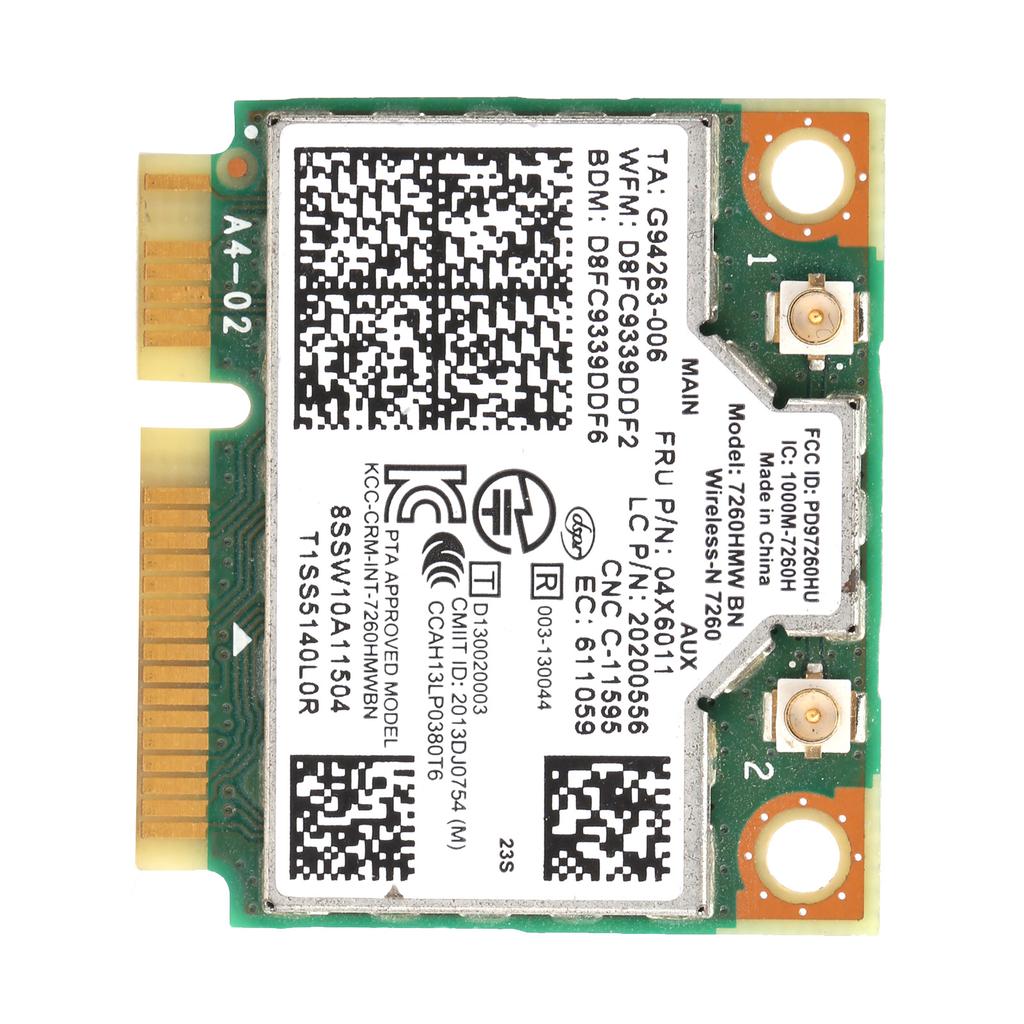 Mini PCIE Trådløst Wifi-kort BT 4.0 for Intel 04x6011 04w3815Lenovo k4350 k4250 7260HMW bn