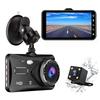 Dash Cam Front and Rear 1080P 4" Inch Full Hd Touch Dual Lens Car Rearview Camera Dash Cam Dashcam Car Black Box