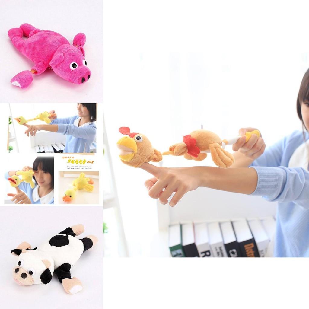 Soft Plush Stuffed Flying Monkey Chicken Frog Duck Pig Cow Animal Series Toy