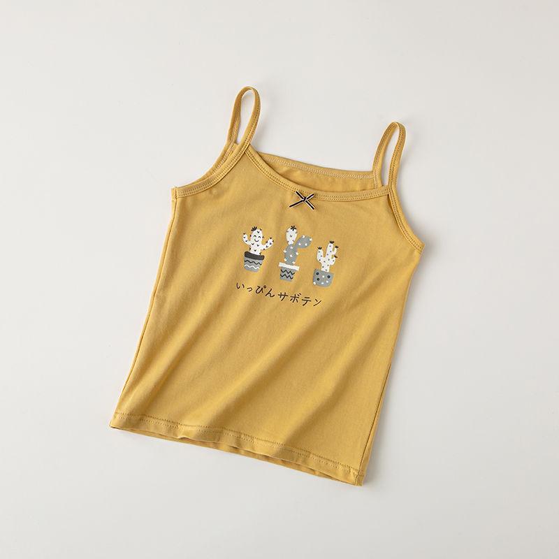 2025 Girls Cotton Camisole: Small & Medium Children s Inner Wear Vests 110 (for height 100cm)
