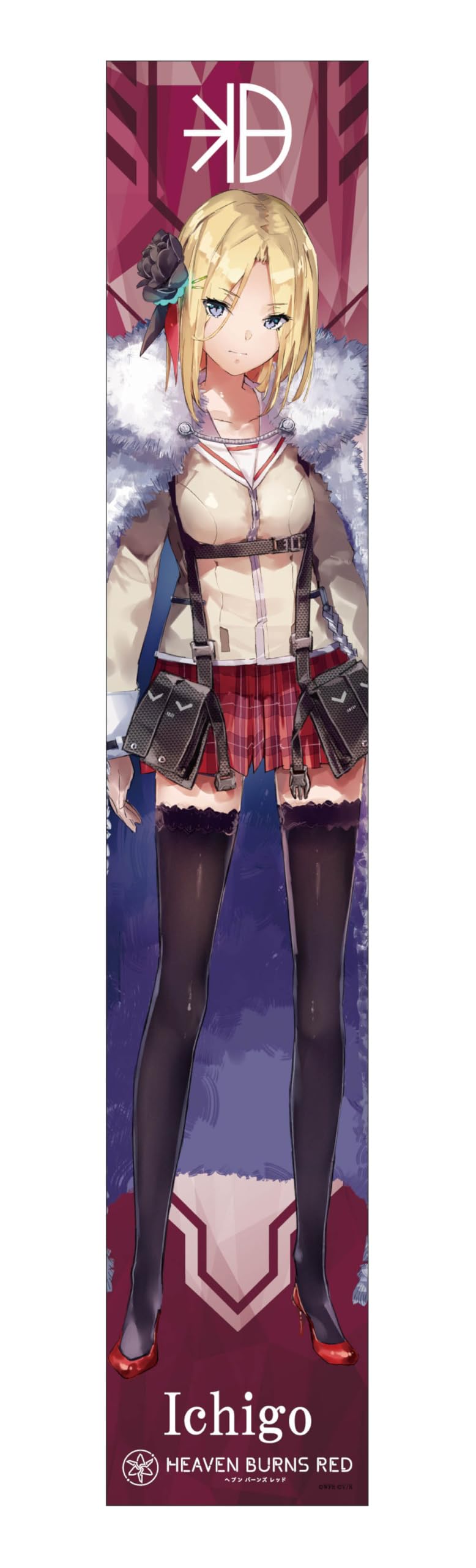 Полотенце-шарф Итиго Минасэ из Heaven Burns Red