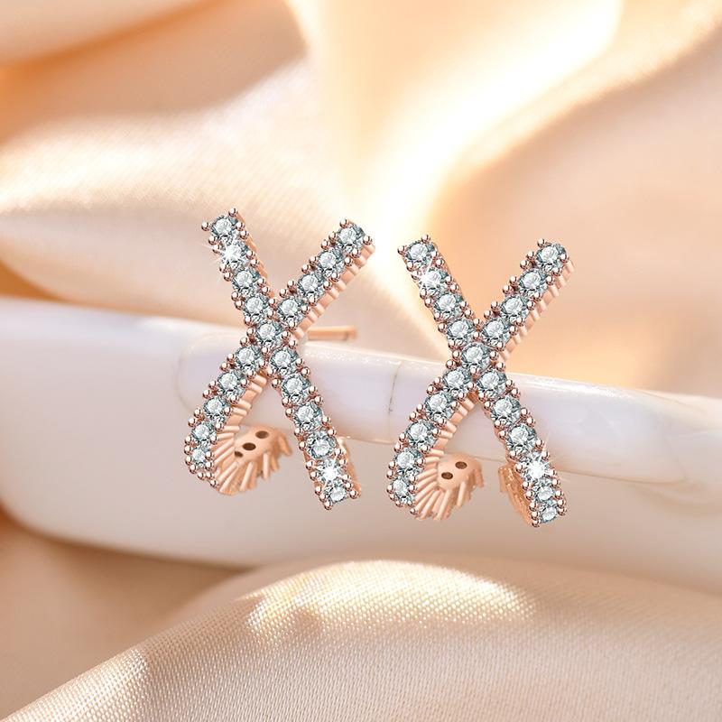 925 Silver Earrings stud High Quality For Women Exquisite Student Girlfriend Jewelry Accessories Wedding Fashion Gift