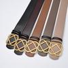 A Fully Matched Genuine Leather Belt, Suitable for The Decorative Dress of Women's Coats, and For The Belt of Windbreakers