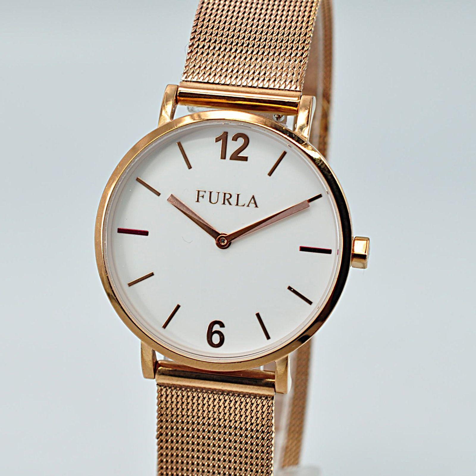 Used FURLA 4253108514-44748 Quartz watch gold unisex working item