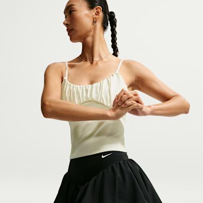 Women's Nike Casual Short Skirts Women's Black Moderate Short Skirt