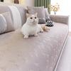 Summer Sofa Cushion  New Ice Silk Cool Sofa Seat Cushion Fixed Non-Slip Cold Sofa Cover Cloth Towel