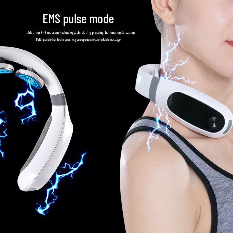 HEZHENG HZ-INECK-2 Upgraded Wireless Pulse Neck Massager CN plug (adapter included)