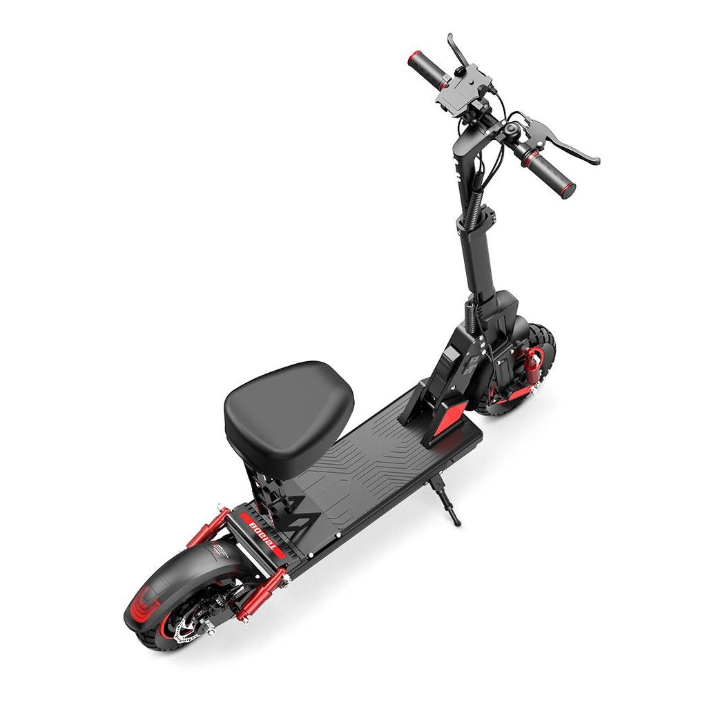 Electric Scooter BOGIST C1 Pro Whit Seat For Adult 500W Motor, Off-Road E-scooter 48V 15Ah Battery 10 Inch Tire Foldable E-Scooter