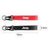 Per Chiave Auto Jeep Striscia Portachiavi in Nylon Distintivo Portachiavi Anello Portachiavi Per JEEP GrandCherokee Renegade Wrangler Compass Patriot A