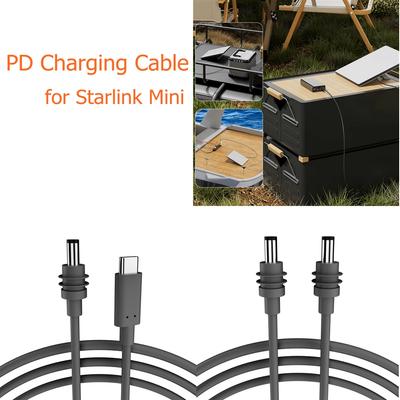Für Starlink Gen3 Mini Kabel 2/3/5m für Starlink Mini Strom Typ-C Eingang Ersatzkabel Wasserdicht Außenstecker Ladekabel
