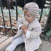 Cute Knot Baby Hat Soft Spring Autumn Kids Girl Boy Bonnet Hat Turban Solid Color Infant Head Wraps Beanie Cap Baby Accessories