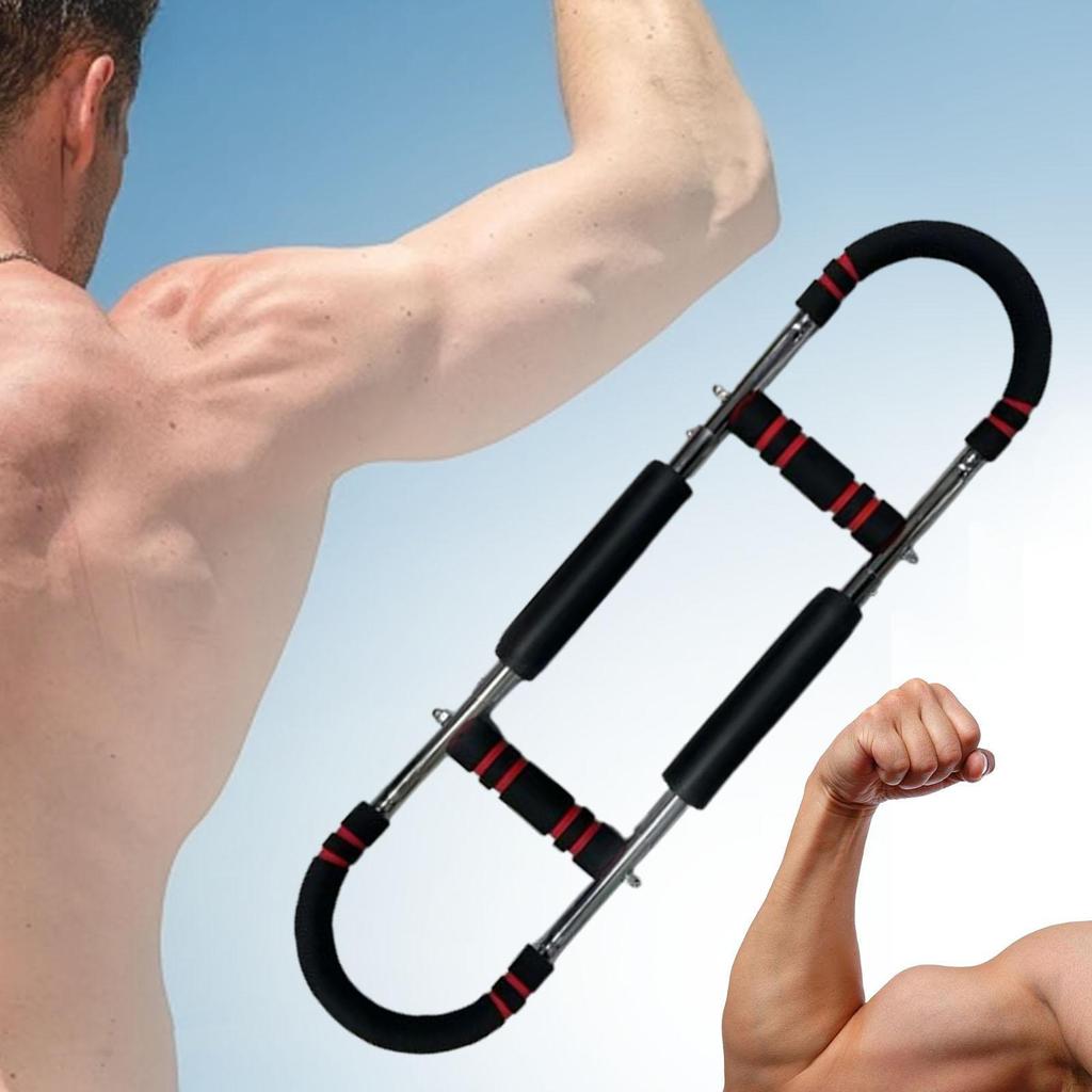 Twister Arm Exerciser Hand Forearm Trainer Kompaktowy wielofunkcyjny drążek Power Bar Chest Expander