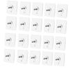 10pcs Traceless Wall Hooks Self Adhesive Picture Frame Hangers Self Adhesive Hooks Set for Home & Office Decor Silver