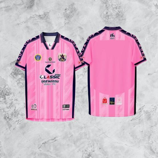 Thailand FOOTBALL League SOCCER Club Yasothon FC United TEAM JERSEY SHIRT Print V Neck Unisex Men Women Quick Dry Breathable Short Sleeve Uniform