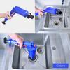 Air Power Drain Blaster Gun Pump Pipeline Clogged Remover Bathroom Sink Toilet Cleaner High Pressure Pipe Plunger Drain Cleaner