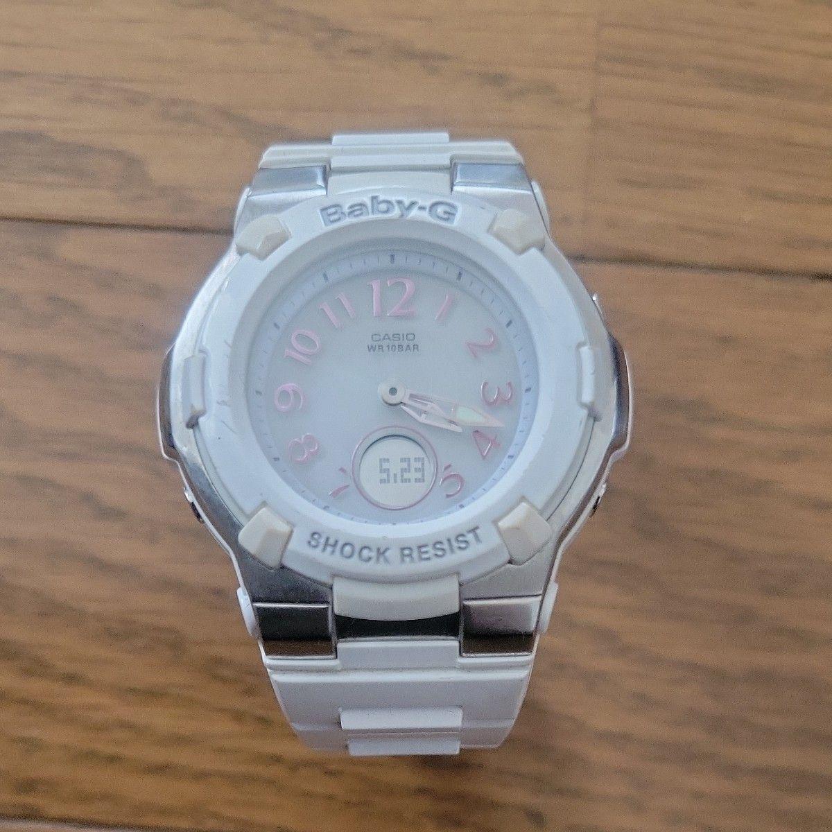 CASIO Baby-G BGA-1100 Radio Tough Solar White Ana-Digi Watch