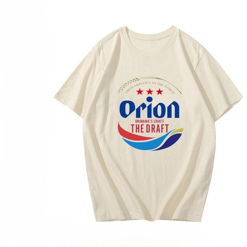 2026 New Orion Short Sleeve TShirt with Okinawa Beer TShirt Cotton Unisexs Clothing and Womens Clothing Fashion Summer T Shirt