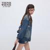 Teenie Weenie Little Bear Letter Women's Winter Coat