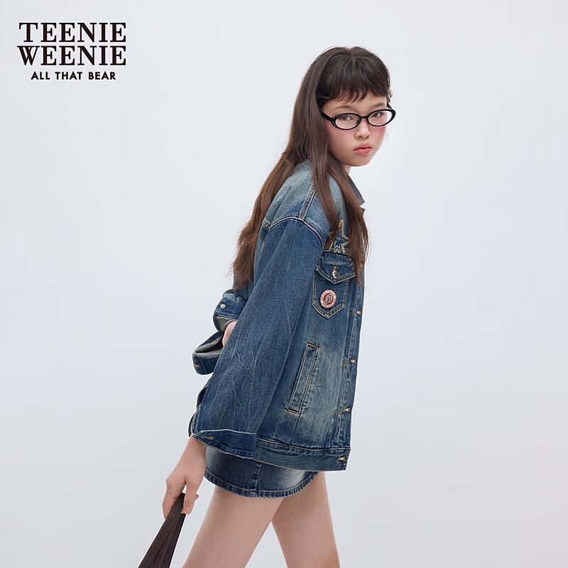 Teenie Weenie Little Bear Letter Women's Winter Coat