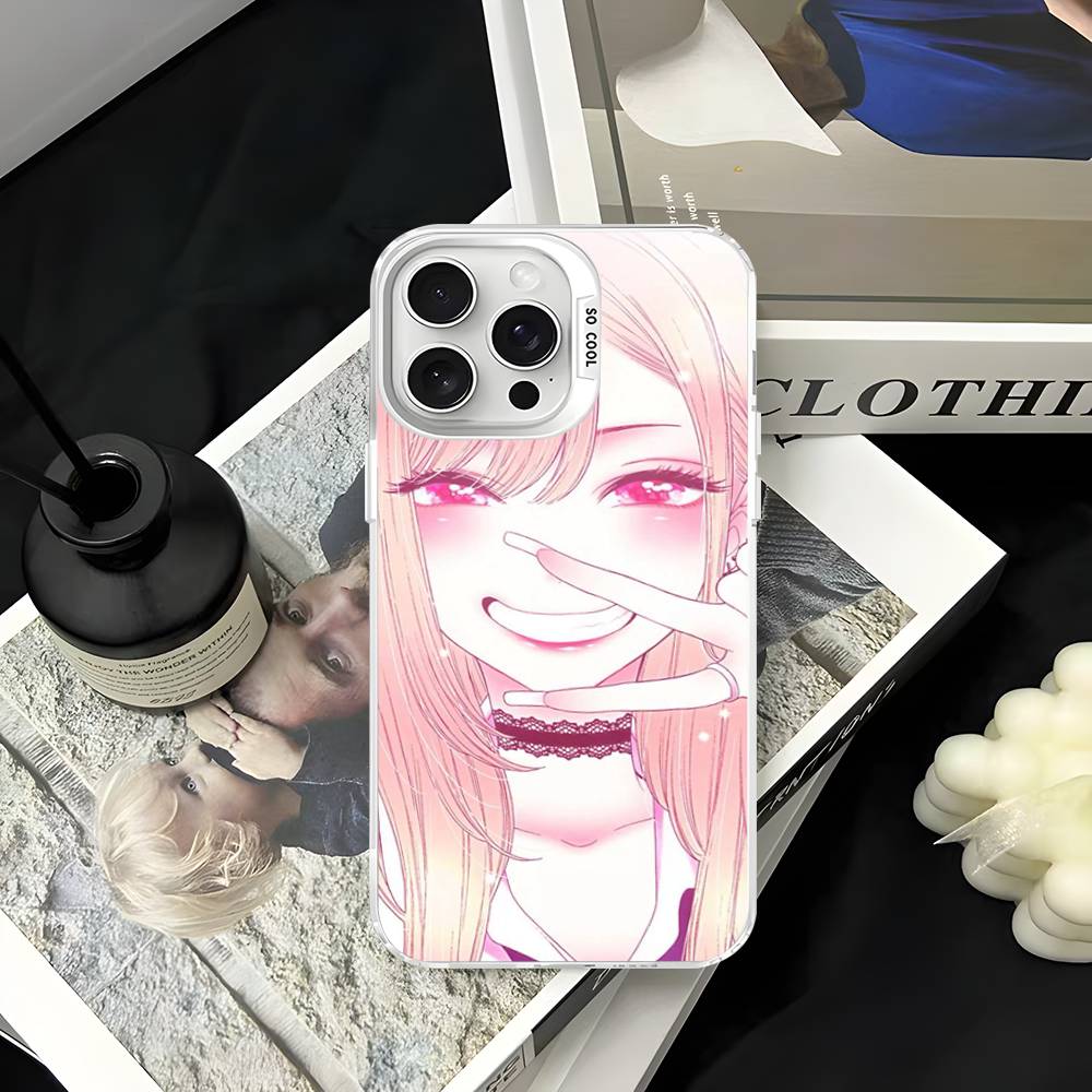 

Anime My Dress Up Darling Phone Case For iPhone 16 15 14 13 12 11 Pro Max 17 Plus Colorful Cover iPhone 16
