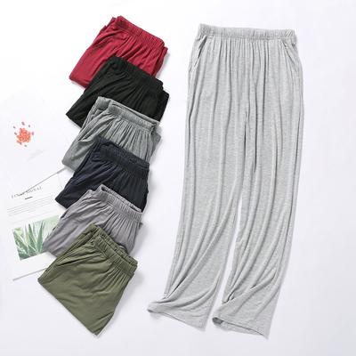 Nuovi pantaloni modali da uomo sezione sottile pantaloni da casa primaverili ed estivi pantaloni da casa taglie forti da uomo pantaloni casual pantaloni pigiama