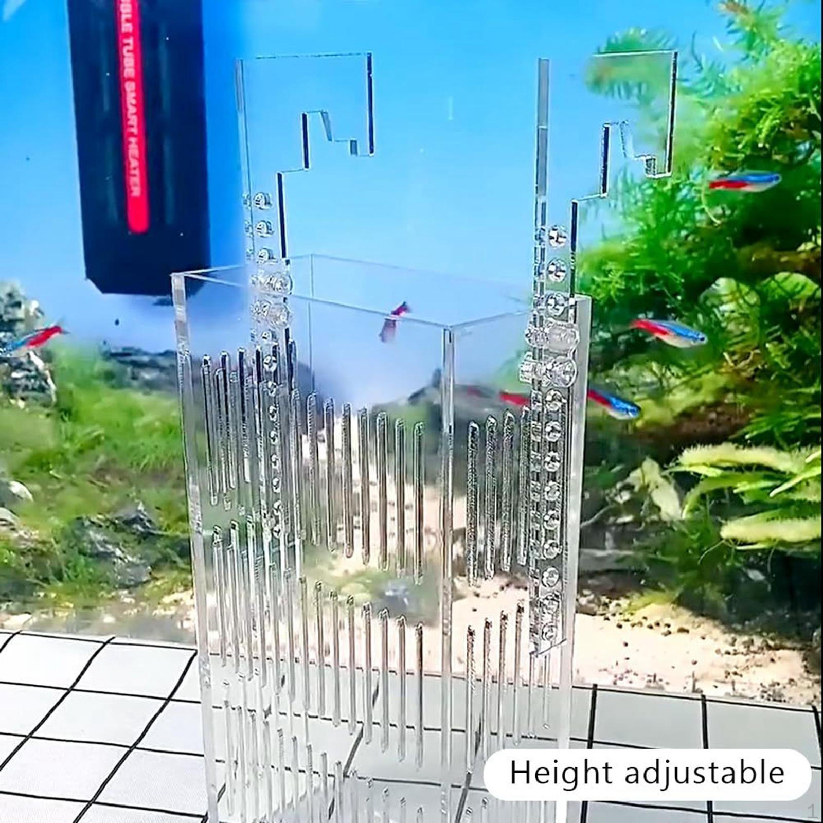 

Clear Fish Isolation Box with Hook Mount Professional Hatching Incubator 18x10x5cm