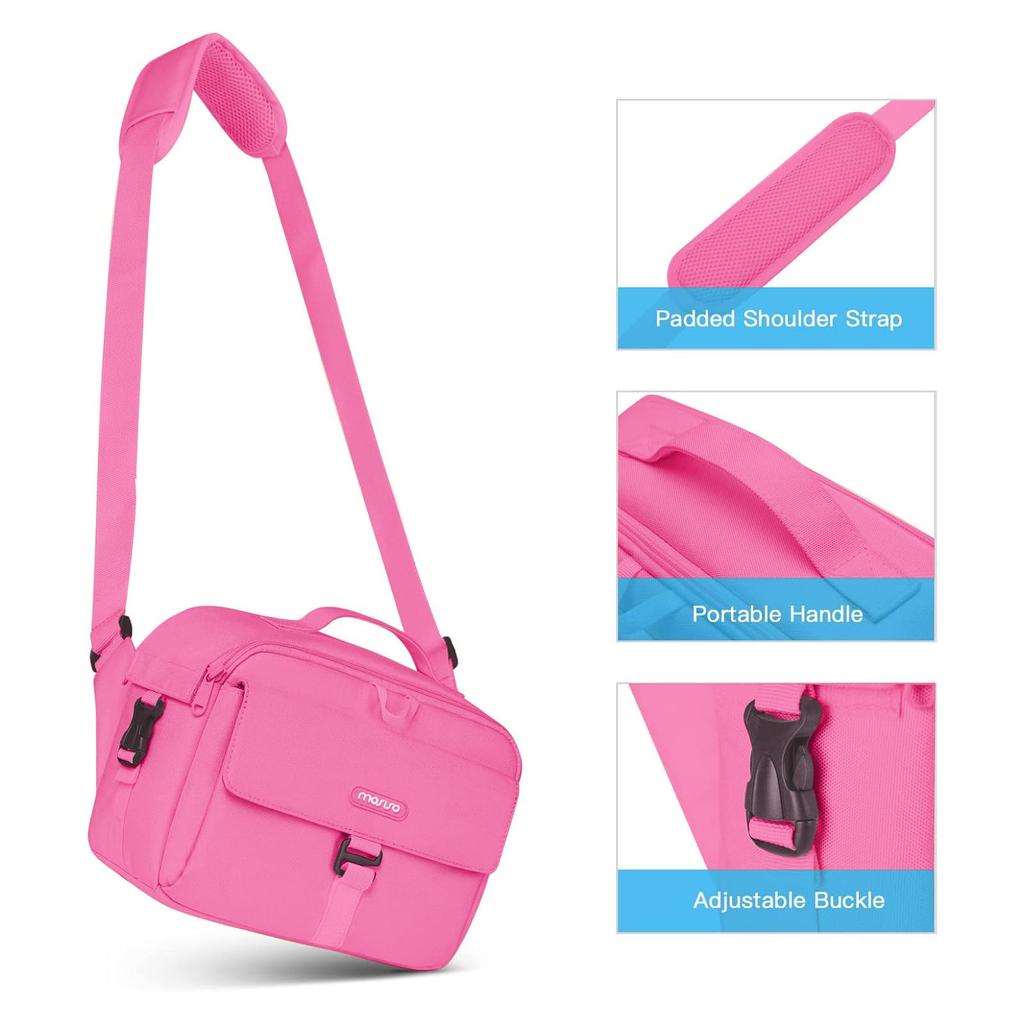 MOSISO Camera Bag for Cameras Compatible with Protective Messenger Bag Compact Crossbody Padded Shoulder Bag with Rain Cover DSLR/SLR/Mirrorless