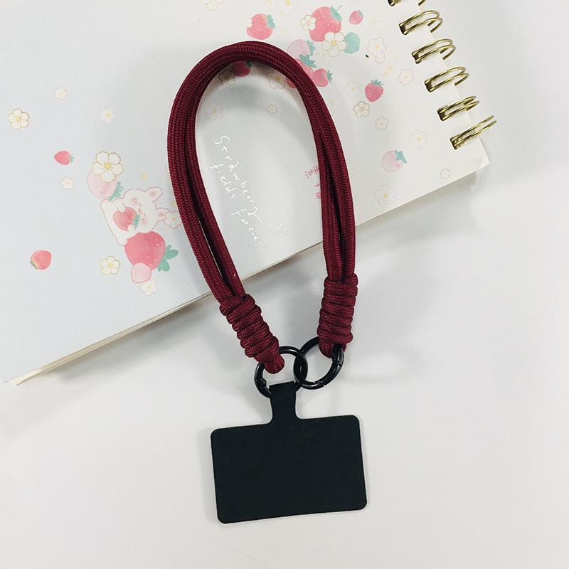 

Творческий красочный ручной плетеный мобильный телефон цепочка универсальный мобильный телефон анти-потеря шнурок телефон короткий ремешок на запястье подарки