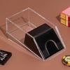 Blackjacks Shoe and Discard Tray Clear Blackjacks Shoe Discard Tray Acrylic Dispenser Discard Holder Trays