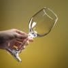 Set of 6 Tall Stem Red Wine Glasses - Elegant Light Luxury for Home Use, Champagne and Brandy Glasses, Creative Design