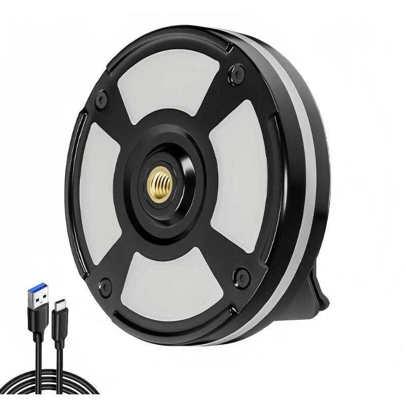 

Новый многофункциональный уличный водонепроницаемый кемпинговый фонарь, портативный зажим для кепки, крючок, магнит, RGB-подсветка для кемпинга Black-1pc