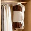 1/2pc Down Jacket Compressed Dust Cover Clothes Compression Hanging Bag Household Visible Clothes Storage Bag Wardrobe Organizer