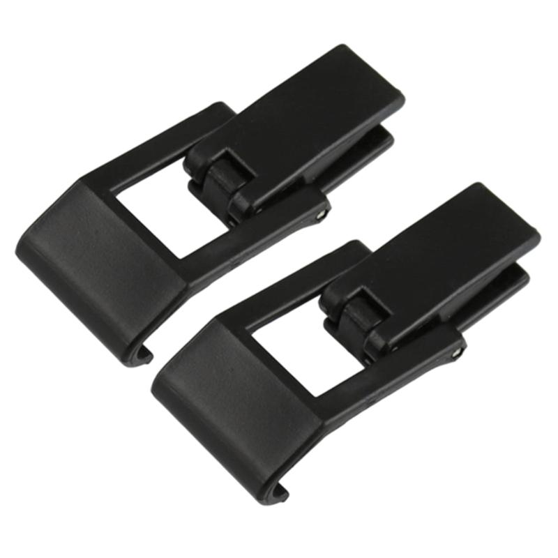 Koffer Reparatur Verschluss Schnappverschluss Riegel Set, 2 Stück Schwarzes Schraubmontage-Zubehör mit geformtem Kunststoffgehäuse für Geräteboxen-Verschluss Service 1 black