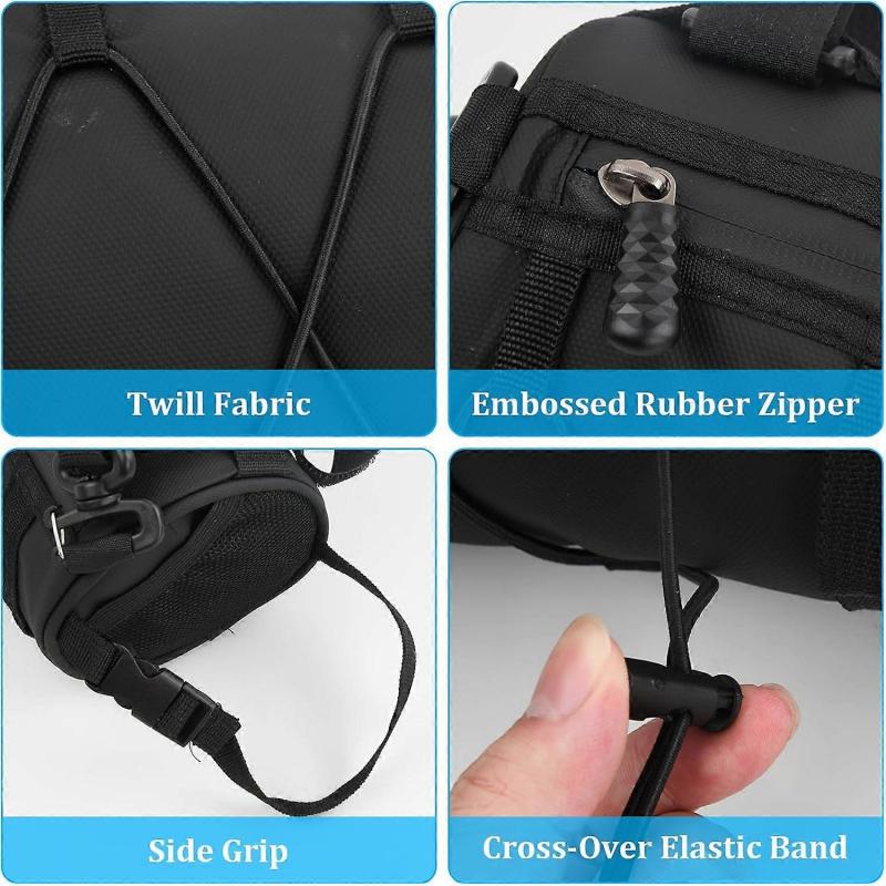 Bike Handlebar Bag, 2.5L Bike Front Bag, Bikepacking, MTB Bike Frame Bag, Waterproof Bike Tool Bag