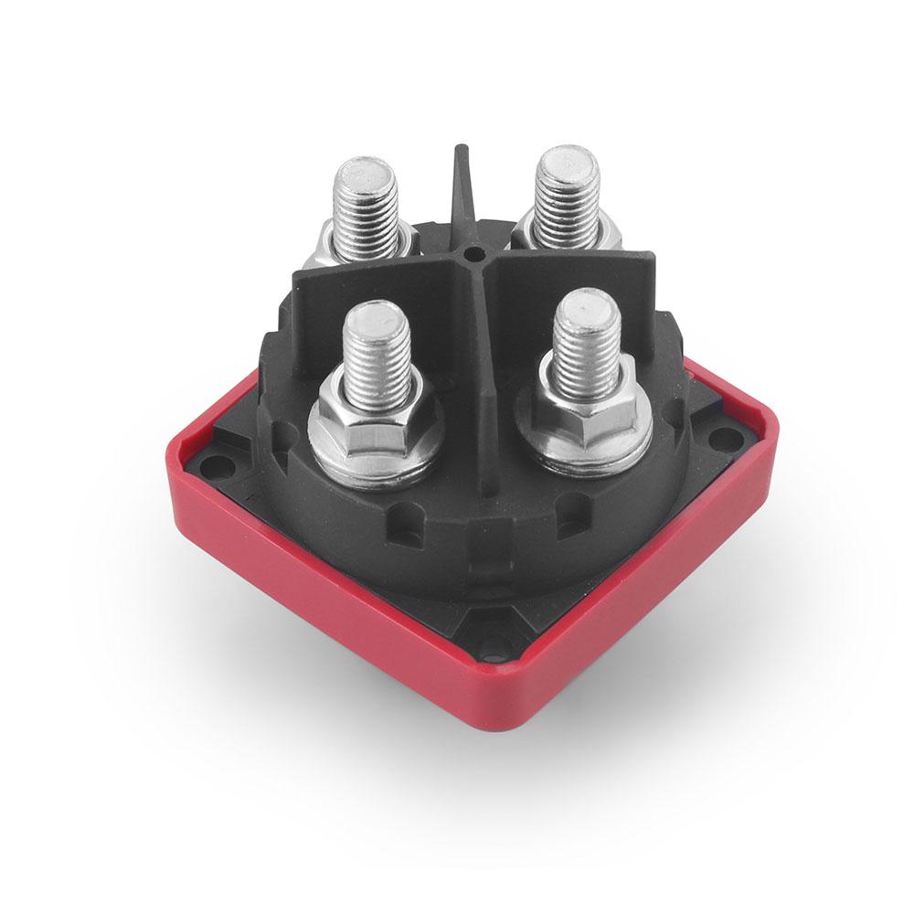 Battery Circuit Cutter 2 Position Dual 32V DC 300A Marine Isolator Disconnect Rotary Switch for Camper RV TrucK Boat