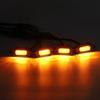 LED Car Lights 4Pcs Front Grille LED Light Safety Warning Light Harness For Honda CRV 2017-2024 Car Accessories LED Signal Lamps