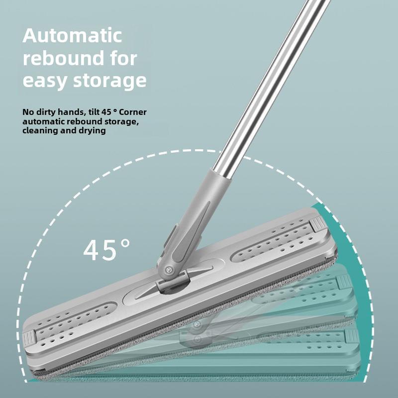 Hands-Free Dual-Use Mop with Bucket – Effortless Cleaning for Dry & Wet Surfaces